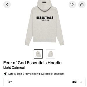 Fear of God hoodie